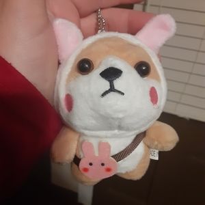 Dog Plush Keychain